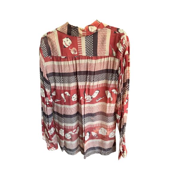 Upcycle Patchwork Shirt Bode Inspired / Damaged / For Repair / Textile Art Piece - Picture 2 of 9